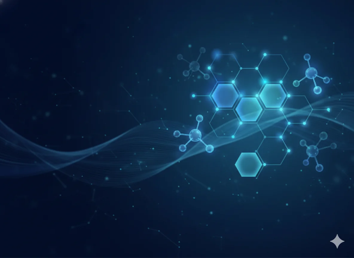 Hexagon pattern background